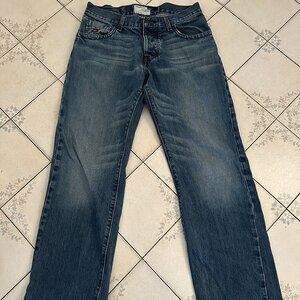 Dark blue energie jeans straight leg